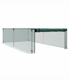 Outsunny 8' x 4' Plant Protection Tent Crop Cage with Door, Green