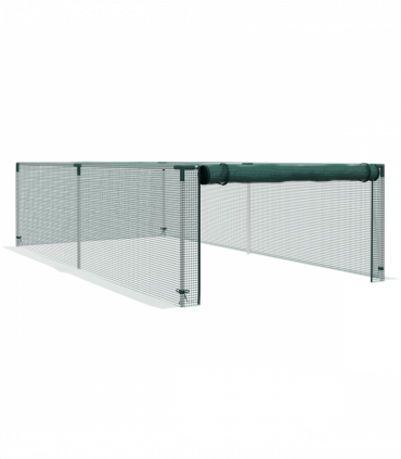 Outsunny 8' x 4' Plant Protection Tent Crop Cage with Door, Green