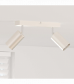 vidaXL Ceiling Spotlight Brushed nickel 26 x 5.5 x 16.5 cm Steel