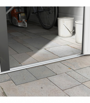 Outsunny 9'x6' Galvanised Metal Garden Shed Tool Storage Shed for Patio Grey