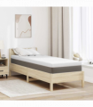 vidaXL Mattress Pads White 80 x 200 cm 100% polyester jacquard fabric