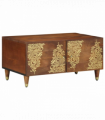 vidaXL Coffee Table Honey brown 80 x 50 x 40 cm Solid mango wood