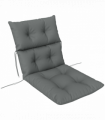 Outsunny Adirondack Chair Cushion Rocking Chair Cushion w/ Ties, Light Grey