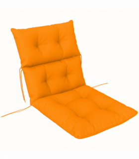 Outsunny Adirondack Chair Cushion Rocking Chair Cushion w/ Ties, Orange