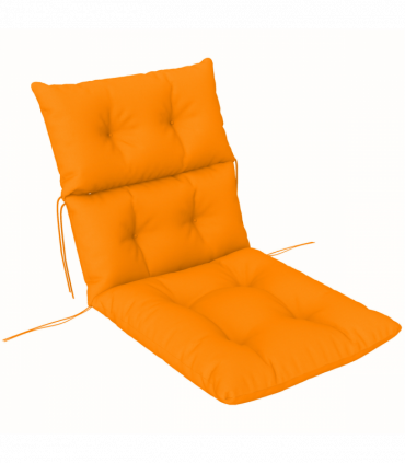 Outsunny Adirondack Chair Cushion Rocking Chair Cushion w/ Ties, Orange