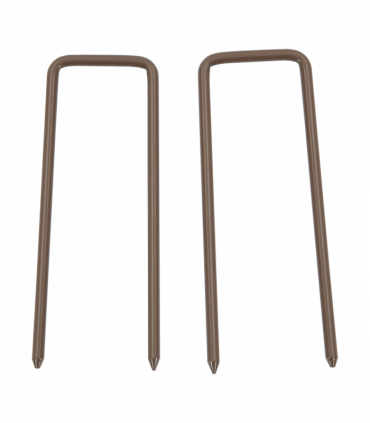 Outsunny Aluminum Alloy Movable Fence Foldable Garden Screen Panel, Dark Brown