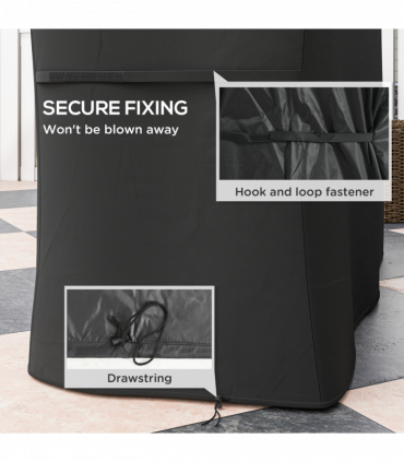 Outsunny Barbecue Covers, Waterproof UV Protection Rip-Proof, 147 x 61 x 120cm