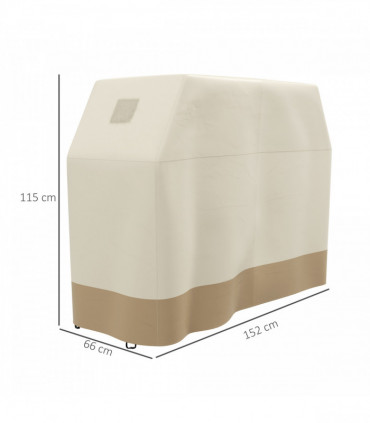 Outsunny Barbecue Covers, Waterproof UV Protection Rip-Proof, 152 x 66 x 115cm