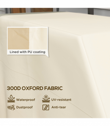 Outsunny Barbecue Covers, Waterproof UV Protection Rip-Proof, 188 x 71 x 125cm