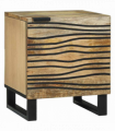 vidaXL Bedside Tables Brown and Black 40 x 33.5 x 46 cm