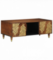 vidaXL Coffee Table Honey brown 100 x 54 x 40 cm Solid mango wood