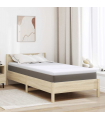 vidaXL Mattress Pads White 100 x 200 cm 100% polyester jacquard fabric
