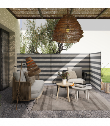 Outsunny Camping Windbreak Portable Wind Blocker Privacy Wall, 540cm x 150cm