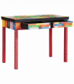 vidaXL Desk with Drawer Brown 100 x 50 x 75 cm Solid Mango wood