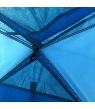 Outsunny Compact Camping Tent with Vestibule & Mesh Vents for Hiking Blue