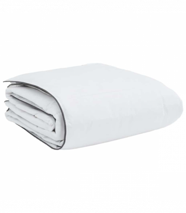 Winter Duvet Set 3 pcs White 240 x 220 cm Microfiber, Cotton