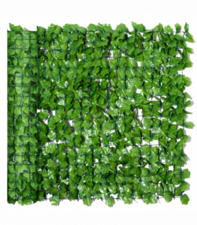 Outsunny Decorative Trellis with Artificial Leaves, 3 x 1m, Ivy Leaves