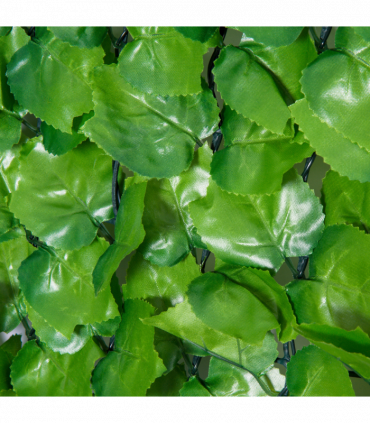 Outsunny Decorative Trellis with Artificial Leaves, 3 x 1m, Ivy Leaves