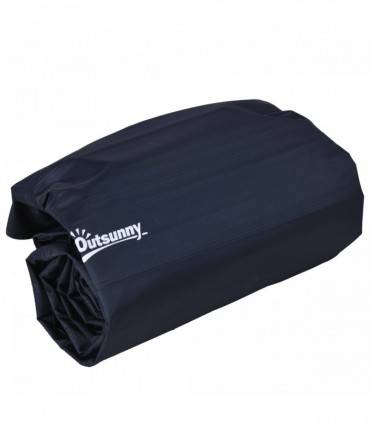 Outsunny Double Air Bed Inflatable Mattress, 195 x 140 x 10cm, Blue