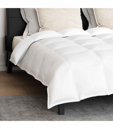 Winter Duvet Set 3 pcs White 200 x 220 cm Microfiber, Cotton