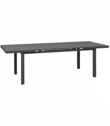 Outsunny Extending Garden Table Outdoor for 6-8 People, Aluminium Frame