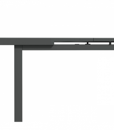 Outsunny Extending Garden Table Outdoor for 6-8 People, Aluminium Frame