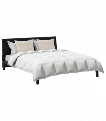 Winter Duvet Set 3 pcs White 240 x 200 cm Microfiber, Cotton