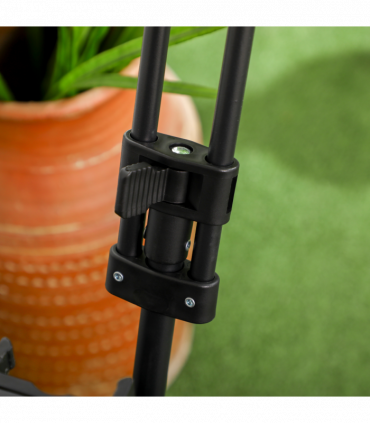 Outsunny Foldable Garden Cart, Outdoor Utility Wagon with Carry Bag, Camouflage