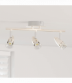 vidaXL Ceiling Spotlight Matt nickel 36.5 x 10 x 12.5 cm Steel
