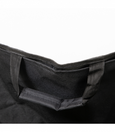 Outsunny Folding Camping Chair with Carrying Bag and Storage Pocket, Black