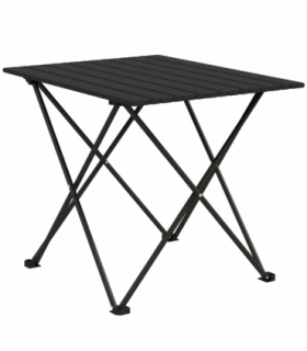 Outsunny Folding Camping Table for Outdoor Camping, Picnic, Hiking, Black