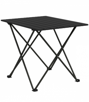 Outsunny Folding Camping Table for Outdoor Camping, Picnic, Hiking, Black