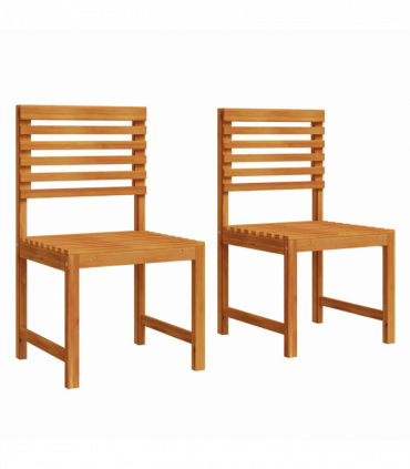 vidaXL Garden Chair 2 pcs Brown 50 x 50 x 91cm Solid Acacia wood
