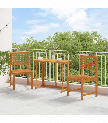 vidaXL Garden Chair 2 pcs Brown 50 x 50 x 91cm Solid Acacia wood