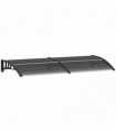 Outsunny Front Door Canopy Awning Outdoor Window Rain Shelter Cover