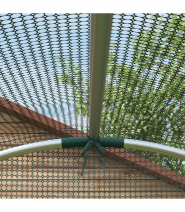 Outsunny Fruit Cage, Plant Protection Tent, 1.2 x 1.2 x 1.9m, Green