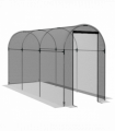 Outsunny Fruit Cage, Plant Protection Tent, 1.2 x 3.6 x 1.9m, Black