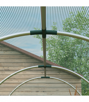 Outsunny Fruit Cage, Plant Protection Tent, 1.2 x 3.6 x 1.9m, Green