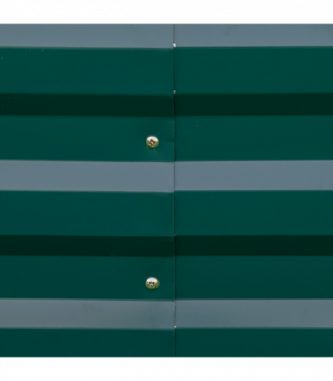 Outsunny Galvanised Raised Garden Bed Metal Planter Box with Open Bottom, Green