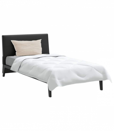 Winter Duvet Set with Pillow 2 pcs White 135 x 220 cm Microfiber