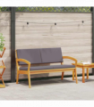 vidaXL Garden Bench Brown Solid Acacia wood