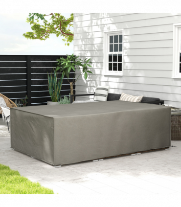 Outsunny Garden Furniture Cover Outdoor Waterproof Rattan Set Rain Protection