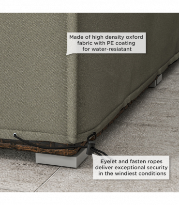 Outsunny Garden Furniture Cover Outdoor Waterproof Rattan Set Rain Protection