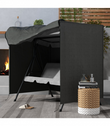 Outsunny Garden Furniture Protector Patio Swing Chair Cover Large Outdoor Grey