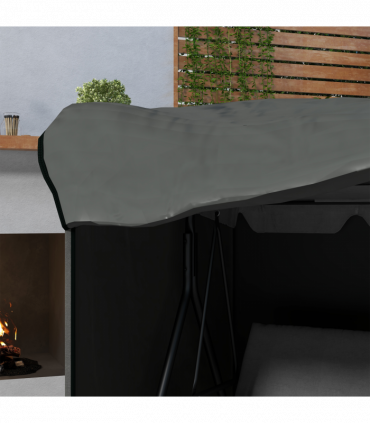 Outsunny Garden Furniture Protector Patio Swing Chair Cover Large Outdoor Grey