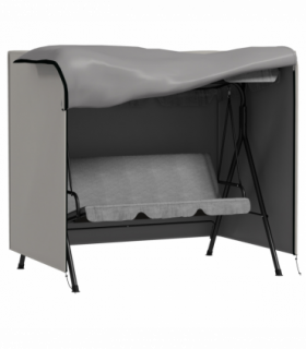 Outsunny Garden Furniture Protector Patio Swing Chair Cover Light Grey