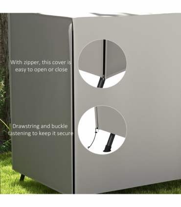 Outsunny Garden Furniture Protector Patio Swing Chair Cover Light Grey