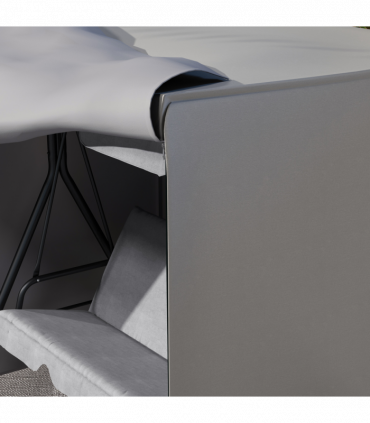 Outsunny Garden Furniture Protector Patio Swing Chair Cover Light Grey