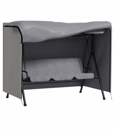 Outsunny Garden Furniture Protector Patio Swing Chair Cover Light Grey