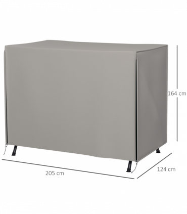 Outsunny Garden Furniture Protector Patio Swing Chair Cover Light Grey